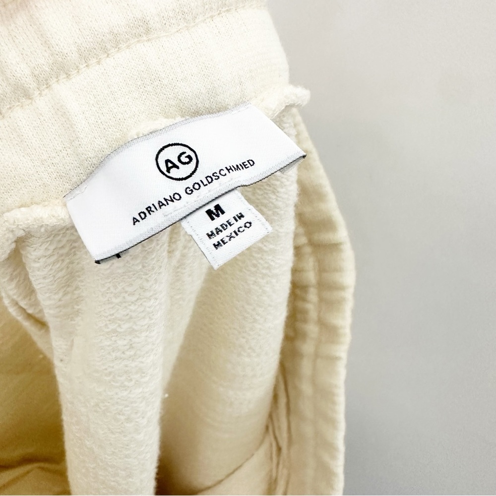 AG Adriano Goldschmied The North Cotton Wide Leg Pants in Ivory - Picture 10 of 12